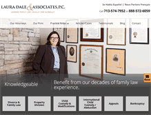 Tablet Screenshot of dalefamilylaw.com